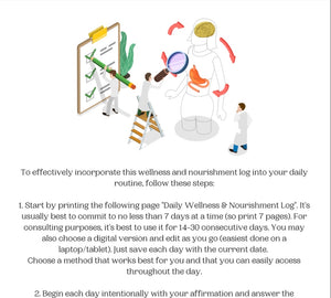 Wellness and Nourishment Log: Empower Your Gut Health Journey <Digital Download Only>