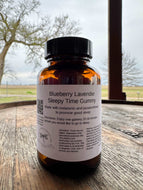 Blueberry Lavender - Sleep Time Gummy - Passionflower, Magnesium, and Melatonin