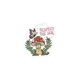 Mushroom sticker