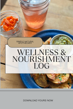 Load image into Gallery viewer, Wellness and Nourishment Log: Empower Your Gut Health Journey &lt;Digital Download Only&gt;