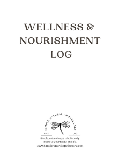Personalized Wellness & Nutrition Guide with Reusable Nutrition & Wellness Log: A Tailored Approach to Mental Clarity, Energy, Balanced Diet, and Emotional Health
