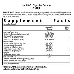 Digestive Enzyme - Optimize Digestion of Carbs, Protein, Fat, and Dairy