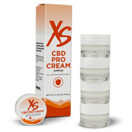 SAMPLE Pack CBD Pro Cream 400mg full spectrum hemp extract, warming pain relief.