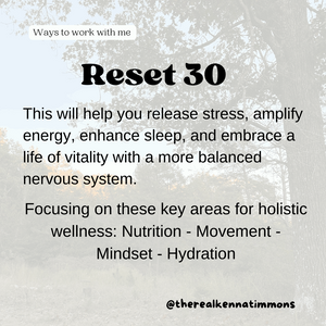 Reset 30: Kit, Reduce Stress, Improve Mood, Increase Energy, Improve Sleep, Focus with Clarity