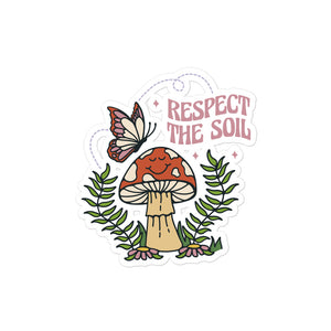 Mushroom sticker