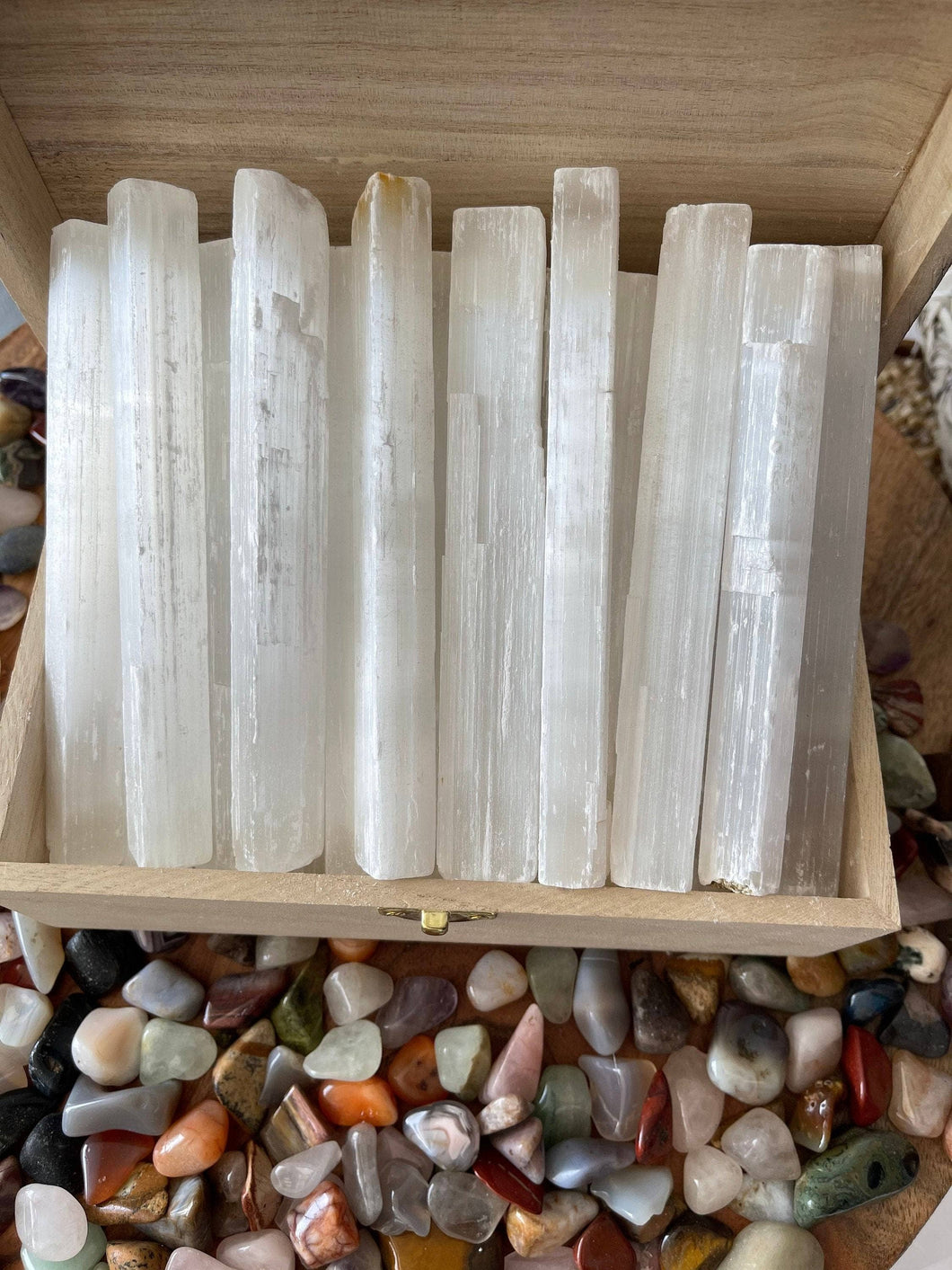 Raw Selenite Wand - Harness Energy, Cleanse Your Aura, and Restore Balance