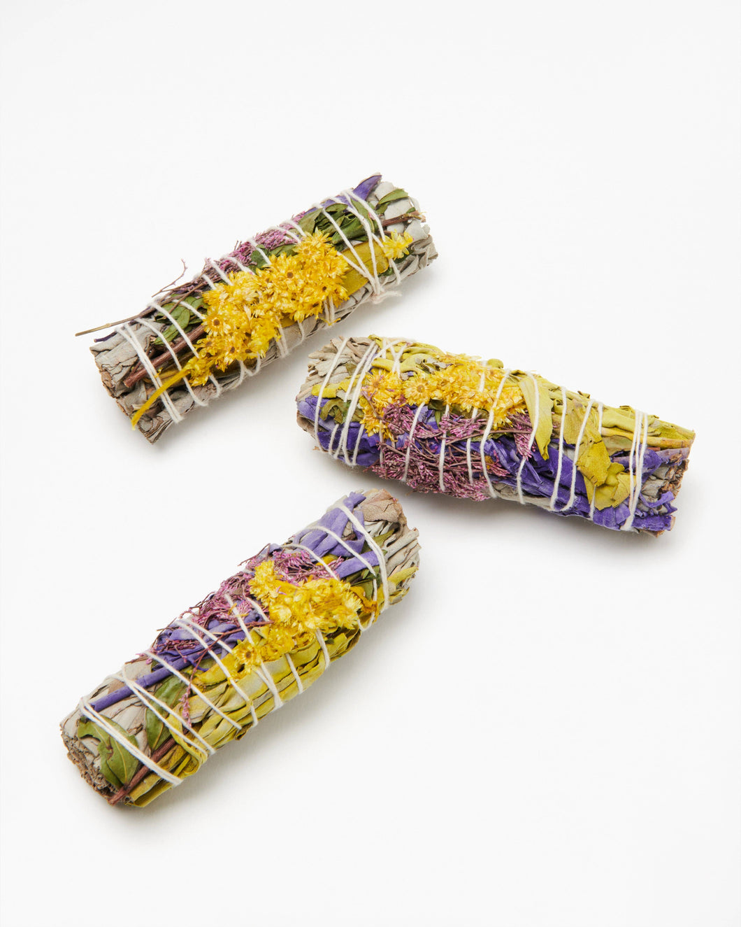 Sage Bundles | Colorful Statice & Mullein Flowers Sage Stick