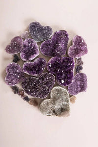 Amethyst Druzy Heart - Embrace Serenity and Intuition
